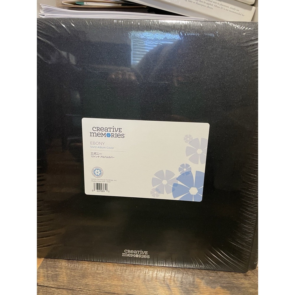 Creative Memories Album Cover True 12X 12" Ebony Black Scrapbook SEALED New